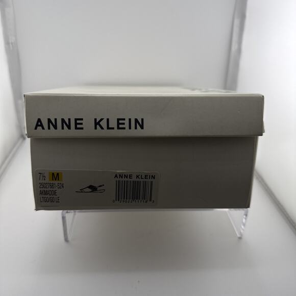 Anne Klein‎ Maddie Gold Slingback Sandal Open Toe Women’s Size 7.5 M NWB - Picture 8 of 10